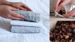 ZERO WASTE LAUNDRY ROUTINE  how I keep my whites white [upl. by Adnarram]