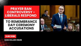 Prayer Ban Controversy  Liberals Respond to Remembrance Day Ceremony Accusations [upl. by Irakab619]