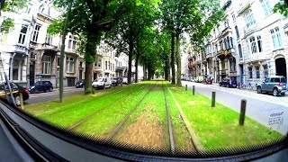 The Brussels Tram Route 3  Whole Tramline [upl. by Bussy968]