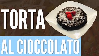 TORTA AL CIOCCOLATO SENZA UOVA RICETTA DOLCI SENZA ZUCCHERI [upl. by Einotna950]