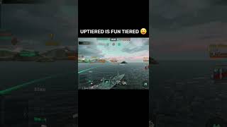 Uptiered life in wowsblitz😆 shorts gaming worldofwarshipsblitz [upl. by Yrrah]