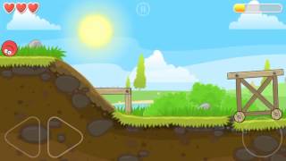 Red Ball 4  Level 4  Walkthrough  iOS Version [upl. by Aleakcim]