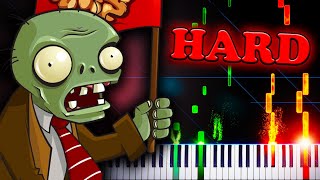 Zombies on Your Lawn from Plants vs Zombies  Piano Tutorial [upl. by Kalvn586]