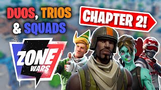 NEW Duos Trios amp Squads Zone Wars Map Code Fortnite Chapter 2 Season 2 [upl. by Nahaj]