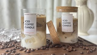 How To Make Coffee Scented Candle  DIY Iced Coffee Candle Tutorial [upl. by Marduk]