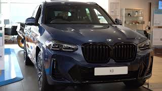 BMW X3 xDrive 20d Phytonic Blue metallic  Halliwell Jones [upl. by Adeehsar]