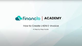 How to Create LHDN E Invoice [upl. by Moscow]