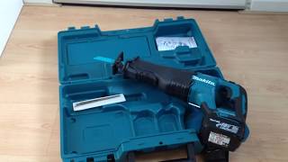 Makita DJR187ZK Reciprocating saw Unboxing [upl. by Bills]