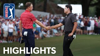 Si Woo Kim defeats Justin Thomas 1up  Sunday Singles  Presidents Cup  2022  2022 [upl. by Spencer]