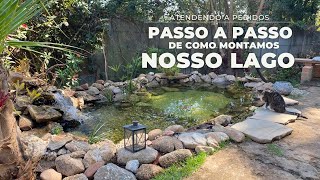 TEMOS UM NOVO LAGO POR AQUI E MOSTRAMOS PRA VOCÊS O PASSO A PASSO DE COMO VOCÊ PODE MONTAR O SEU [upl. by Lissy50]