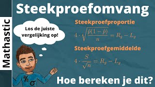 Berekenen van de steekproefomvang [upl. by Adnil]