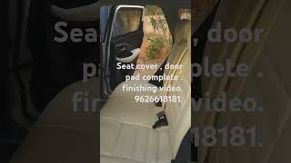 Seat cover door pad working automobile eeco travel naapa seat cover fixing Video suganthi car [upl. by Elaynad]