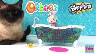 Surprise Hidden Toys  Orbeez Shopkins Shoppies Bathtub Surprises 4  PSToyReviews [upl. by Amsaj578]