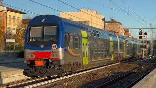 Treni Alla Stazione Di Pontedera Casciana Terme  Arrivi  Partenze [upl. by Mlawsky360]