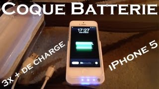 Coque Batterie Externe Power Jacket  iPhone 5 [upl. by Mihsah312]