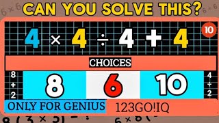 The Ultimate Math Brain Teasers Test Your Skills [upl. by Noelani]