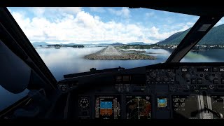 Sitka Alaska   ARRIVAL   B738   4K   Sitka Rocky Gutierrez Airport PASI   MSFS2020 [upl. by Arette]