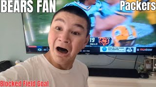 Bears Fan Reacts to loss vs Packers Blocked Field Goal NFL Week 11 [upl. by Barnard]