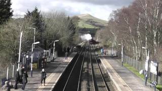 Hathersage Steam Train 20160214 [upl. by Castillo]