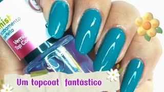 Comprei o verniz topcoat da cora na shopee e fiz teste [upl. by Friedrick]