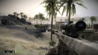 Battlefield Bad Company 2  M95 Pistol Gameplay [upl. by Gabi]