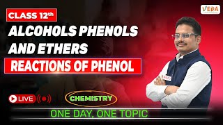 Reactions of Phenol  Alcohols Phenols and Ether  Class 12  Chemistry [upl. by Annauqahs874]