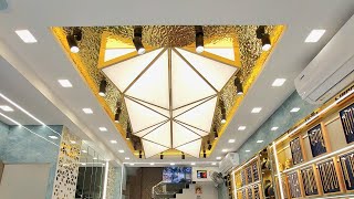 Modern jewellery shop interior for Yasho Jewellery at Erode interiordesign by SPI DESIGN Team [upl. by Beacham169]