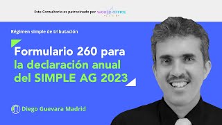 Sentencia C 540 Formulario 260 para la declaración anual del SIMPLE año gravable 2023 [upl. by Ahseiyn]