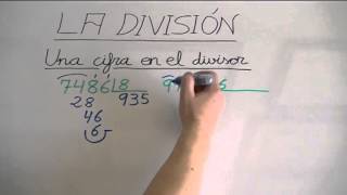 Hacer divisiones con 1 cifra en el divisor [upl. by Helaine]