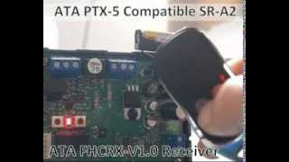 ATA PTX5 garage door compatible remote control [upl. by Learrsi]