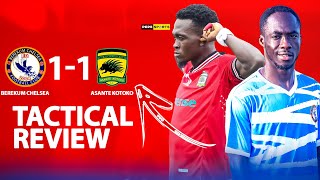 ASANTE KOTOKO 🇦🇹 11 BEREKUM CHELSEA  THE TACTICAL BATTLE🔥 BETWEEN PROSPER OGUM AND SAMUEL BOADU [upl. by Engen]