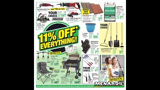 Menards 11 OFF Everything Free After Rebates Deals and Sale Ad 0602202206122022 Stock Prep [upl. by Shafer]