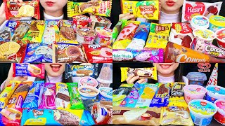 KOMPILASI ASMR ES KRIM 🍦 GLICO WINGS VS CAMPINA VS WALLS VS INDOFOOD 🍨 KAMU TIM ES KRIM APA [upl. by Ahsauqal727]