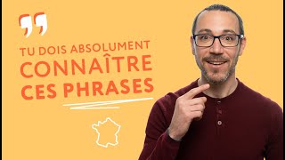 13 phrases à connaître pour parler comme un Français [upl. by Broeder]