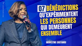 7 BÉNÉDICTIONS QUEXPÉRIMENTENT LES PERSONNES QUI DEMEURENT ENSEMBLE  Ps Modestine CASTANOU [upl. by Patricio]