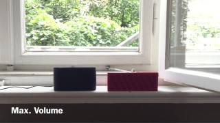 Jawbone Jambox vs Cambridge Audio Oontz  comparison [upl. by Og]