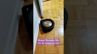 iRobot Roomba S9 on its mapping run irobotroomba s9 mapping [upl. by Ainesy]