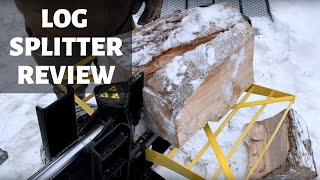 Homesteader Reviews Champion Log Splitter [upl. by Haldas275]