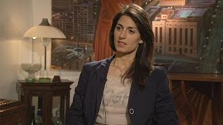 Virginia Raggi Romes first female mayor talks to euronews [upl. by Fawcett]