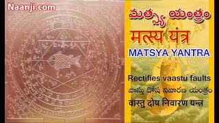 Matsya Yantram  Vastu Dosha Nivarana Yantram [upl. by Elohc351]