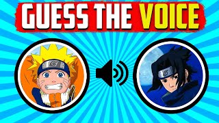 Guess NARUTO Characters by Their VOICE  Naruto Quiz [upl. by Laira]