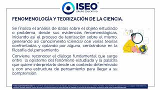 CIT M7 B1 T3 Fenomenología conocimiento [upl. by Leone153]