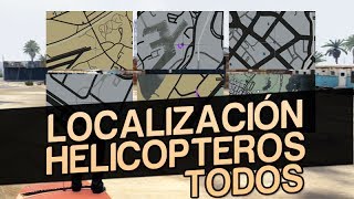 GTA Online  Localización de TODOS los Helicopteros Maverick [upl. by Naihtsirc907]