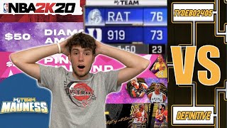 REACTING TO MY MyTEAM MADNESS FINAL FOUR SERIES VS DEFINITIVE BEST SERIES OF 2K20 NBA 2K20 MyTEAM [upl. by Adnohral]