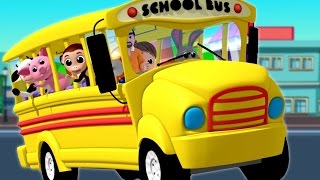 Wheels On The Bus  Nursery Rhymes Songs  Video For Kids And Children [upl. by Naid507]