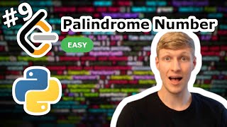 Palindrome Number Python Solution  LeetCode 9 [upl. by Algie]