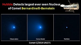 Hubble Telescope Detects largest ever seen Megacomet BernardinelliBerstein [upl. by Aaronson477]