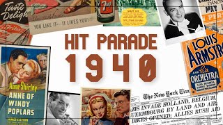 Hit Parade 1940  The Best Music Of The Year  Glenn Miller Ella Fitzgerald Bing Crosby [upl. by Hafirahs]