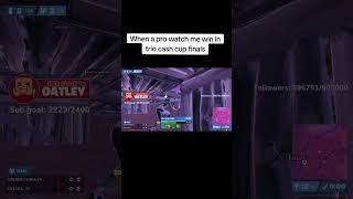 Oatley watch me win his game in trio cash cup finals fortnite drakyx [upl. by Zetrok]