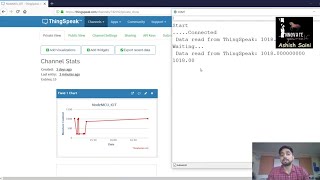 Reading the data from thing speak channel using NodeMCU [upl. by Reizarf]